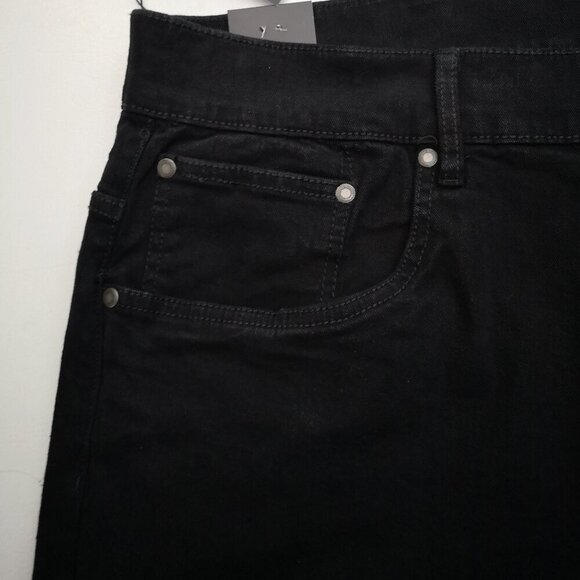 NWT Britches Men's Size 48W/32L Straight Legs Black Jeans - Picture 7 of 13